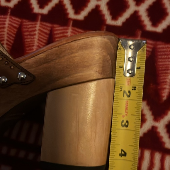 John Fluevog leather and wooden clogs size 10 - Picture 7 of 9